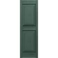 thumbnail image 4 of Ekena Millwork 12"W x 32"H Lifetime Vinyl, TailorMade Two Equal Panels, Raised Panel Shutters, w/Shutter-Loks (Per Pair), Forest Green, 4 of 5