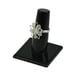 thumbnail image 3 of 10 piezas ajustable hueco 3D latón filigrana cóctel cóctel / Base de gran tamaño DIY fabricación de plata Yinane Base de anillo de latón de flores, 3 of 7