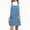 MId blue, variant on Sleeveless A-line Denim Dress Women Casual Loose Jean Dress with Pocket