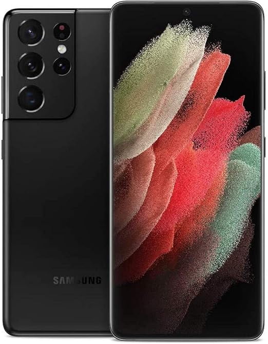 Restored Samsung SM-G998UZKAATT Galaxy S21 Ultra 5G 128GB Smartphone, Phantom Black (Refurbished)
