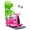 Pink, variant on 12V Power Ride On Toy with Remote Control, 360° Spin Scooter Ride On Cars for Kid with Bluetooth Music, Indoor Floor Mop & Inflatable Dinosaur, Battery Powered Ride On Cars for Toddlers Age 2-4, Blue