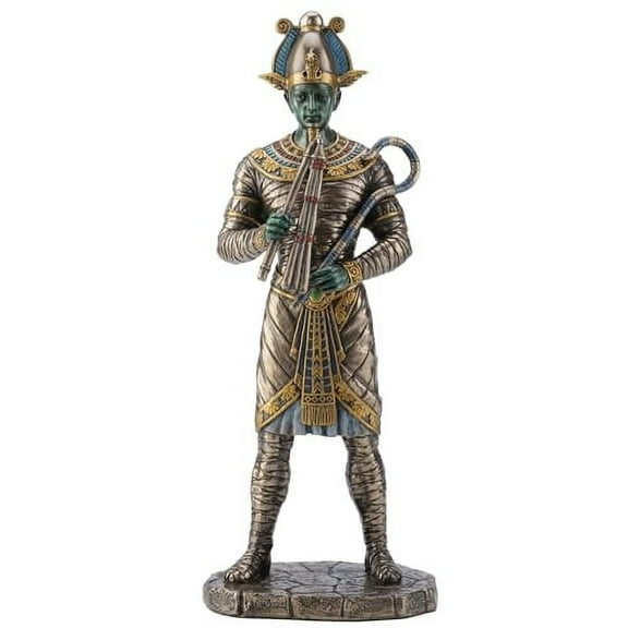 Veronese Design Osiris Ancient Egyptian God of The Dead Bronze Finished Statue