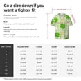 thumbnail image 7 of Wukai St Patrick's Day11 Men's Casual Short-Sleeve Button Down Shirt - Lightweight Summer Dress Shirt for Daily Wear-Small, 7 of 7