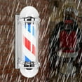 thumbnail image 2 of facefd Barber Pole Light Waterproof 23'' Sign Light Wall Wall Mount for Outdoor Round Red Blue, 2 of 8