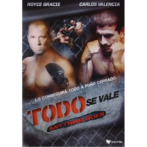 Todo Se Vale Anything Goes PRODISC Royce Gracie Pelicula DVD
