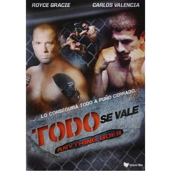 Todo Se Vale Anything Goes PRODISC Royce Gracie Pelicula DVD