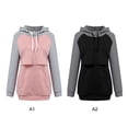 thumbnail image 3 of Femmes Hiver Chaud Maternité Manches Longues Sweat à Capuche, 3 of 6