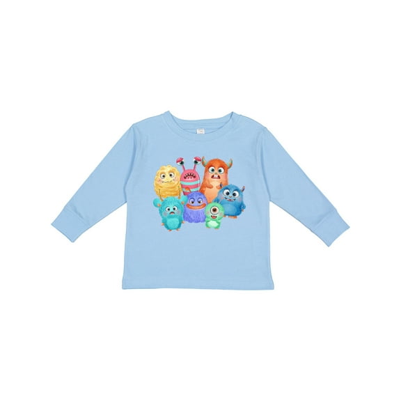 Inktastic Halloween Monsters Boys or Girls Long Sleeve Toddler T-Shirt