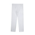 thumbnail image 4 of Yartina Boys Flat Front Dress Pants School Uniform Long Pants White 14-15, 4 of 7