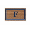 thumbnail image 1 of CocoMatsNMore Monogram (N) Vinyl Backed Blue Double Border Doormats 38" x 60", 1 of 1