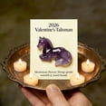 thumbnail image 2 of Year Of The Horse Decor 2026 Moonstone Horse Symbol Figurine Gentle Warmth Sweet Bonds Zodiac Animal New Year Home Accent Resin Statue Desk Shelf Mantel Good Luck Gift, 2 of 6