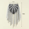 thumbnail image 5 of Xinyolin Shoulder Epaulet Long Tassels Metal Sequins Rhinestone DIY Elegant Men Women Shoulder Board Badge Brooch Business Suit Accessories, 5 of 7