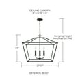 thumbnail image 4 of 4 Light Pendant-22 Inches Tall And 27.5 Inches Wide-Matte Brass Finish Capital Lighting 350641Ma, 4 of 7