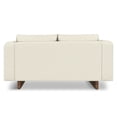 thumbnail image 3 of Simpli Home Jones 61 inch Wide Contemporary Loveseat Sofa in Ivory Tightly Woven Performance Fabric, 3 of 10