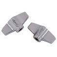 thumbnail image 1 of PDP BY DW Accessories 2pcs Silver Stainless Steel M6 Wing Nut, 1 of 3