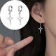 thumbnail image 2 of Pendientes Estrella Brillante para Niños Pendientes Colgante Estrella Hip Hop para Niñas Cool Style, 2 of 8