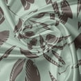 thumbnail image 5 of Ambesonne Harvest Valance Pack of 2, Organic Olives and Branches, 54"X12", Brown and Almond Green, 5 of 5
