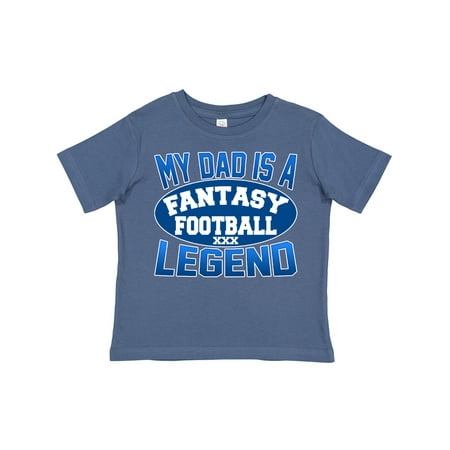 

Inktastic My Dad is a Fantasy Football Legend Gift Toddler Boy or Toddler Girl T-Shirt