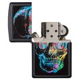 thumbnail image 4 of Zippo Colorful Skull Pocket Lighter Black Matte, 4 of 4