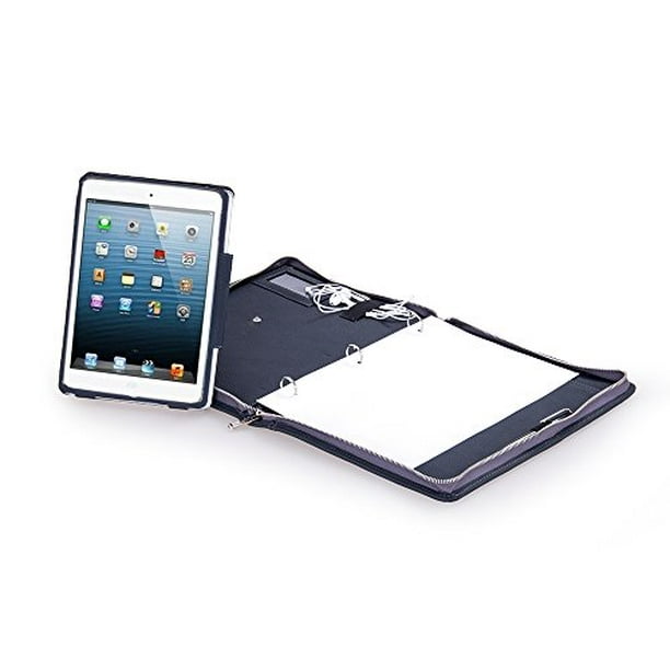 Executive Leather 3Ring Binder Folio with Holder for iPad Air 2 / iPad Air, LetterSize A4