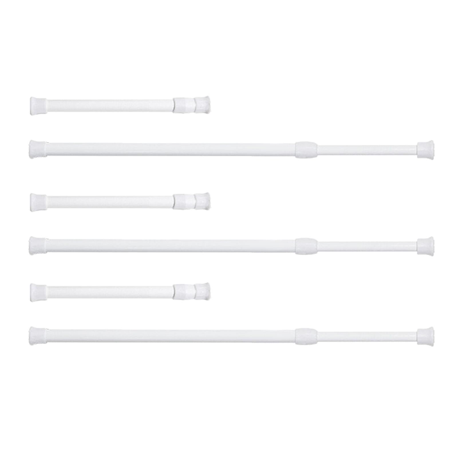 2 Varillas Telescópicas De Soporte Ajustables (50-115 Cm) – Capacidad 40 Kg, Antideslizantes, Para Puertas, Armarios Y Proyectos De Bricolaje