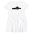 thumbnail image 3 of Inktastic San Francisco Skyline Girls Toddler Dress, 3 of 5