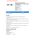 thumbnail image 2 of Front Left CV Axle Assembly - Compatible with 2015 - 2018 Ford Edge 2.0L 4-Cylinder 2016 2017, 2 of 2