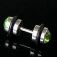 thumbnail image 5 of Pendiente de hombre Hugo de Acero inoxidable con cristal artificial, 5 of 5