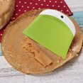 thumbnail image 4 of Nvzi Cortador de masa de pan de plástico Raspador de banco Espátula suave para crema Cuchillo para mantequilla Verde, 4 of 5