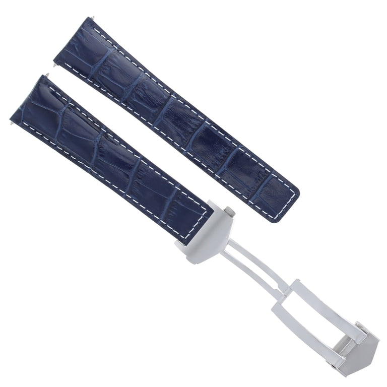 20mm Deployment Clasp FC5030 – Stainless Steel Buckle For Tag Heuer Carrera Leather Straps, Shiny Finish