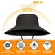 thumbnail image 3 of Sombrero de pescador con protección solar de verano de 60 cm de circunferencia, para hombre, para exteriores, impermeable y transpirable, 3 of 5