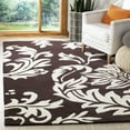 thumbnail image 2 of SAFAVIEH Soho Morgan Floral Area Rug, Brown/Ivory, 6' x 6' Square, 2 of 8