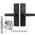 thumbnail image 2 of Smart Door Lock Digital Electronic Lock Smart Home Wooden Door Lock Biometric Fingerprint ,Easy to Use, 2 of 7