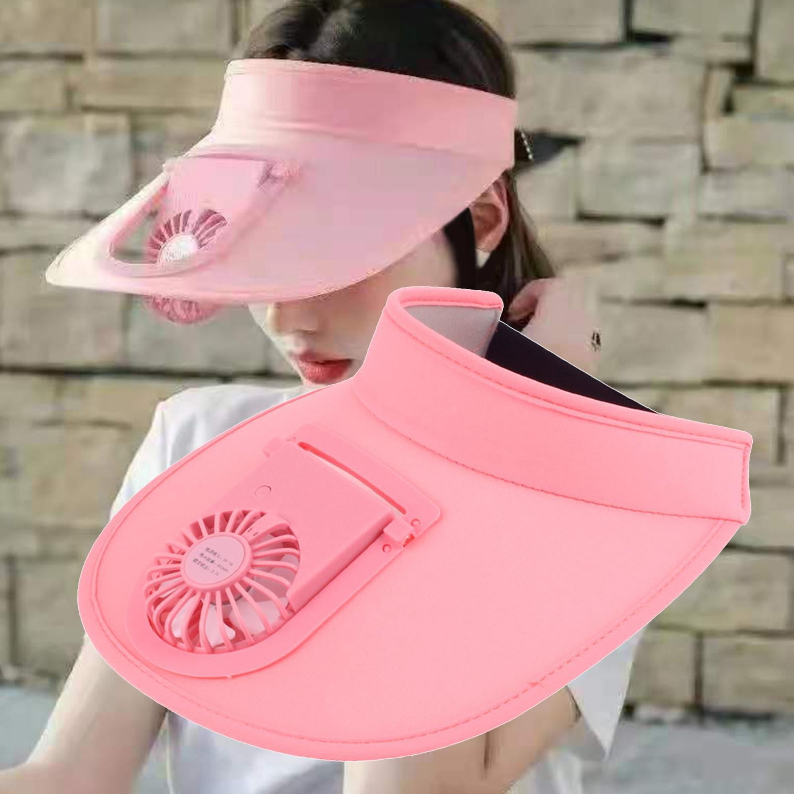 Cooling Fan Sun Visor Hat Casual Shade 
