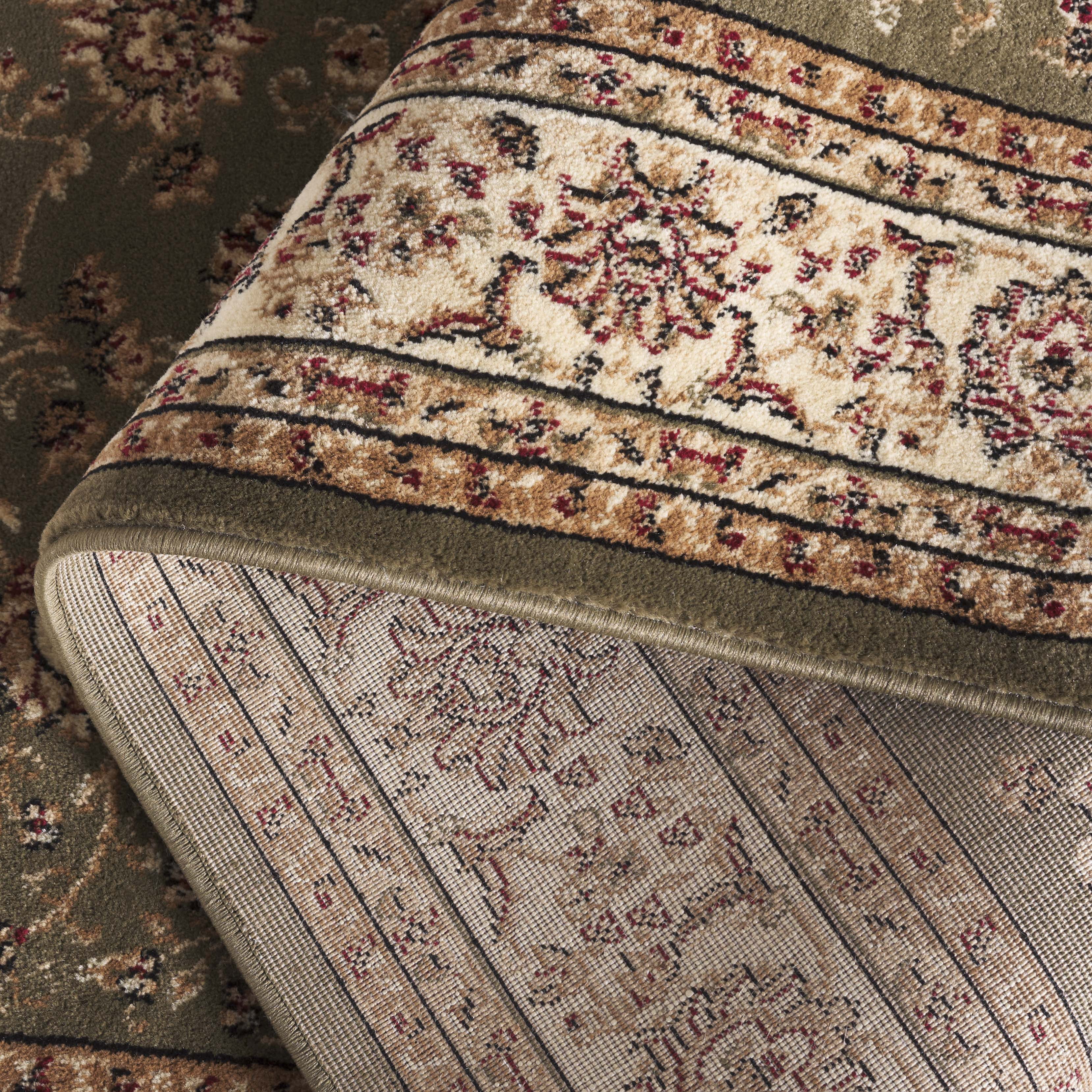 Safavieh Lyndhurst Priscilla Floral Area Rug, Sage/Ivory, 8' x 8' Square