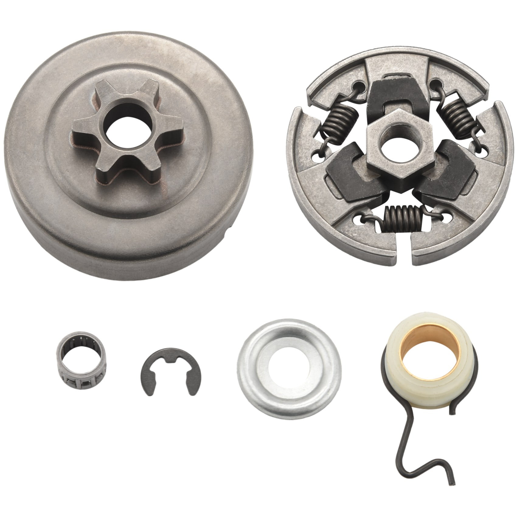 Replaces 1123 640 2003 1123 640 2073 BlueStars Wear-Resistant MS250 Sprocket Clutch Kit with Washer E-Clip Compatible with Stihl 017 018 021 023 025 MS170 MS180 MS210 MS230 Chainsaw and More 