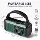thumbnail image 4 of Emergency WEVRIO, 10000mAh Battery - NOAA/AM/FM Weather Radio - LED Flashlight and Reading Lamp - SOS Alarm, 4 of 5