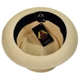 thumbnail image 4 of Toyo Straw Braid Pork Pie Hat - XXL - Tan, 4 of 6