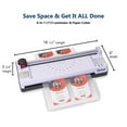 thumbnail image 6 of United LT13 Thermal & Cold Laminator with Paper Trimmer and Corner Rounder 13" Width Black/White, 6 of 8