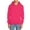 Hot Pink, variant on Tiijoy Toddler Boys Casual Hoodie Solid Basic Pocket Unisex Hooded Sweatshirt, Sizes 2-3T