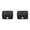 Black 2PCS, variant on YoeXGDS 1PC Locking Steel Medium Box with Removable Tray and Key Lock, Portable Small Lock Box with Key, Key Lock Organizer with Handle for Home 4.5×2inch