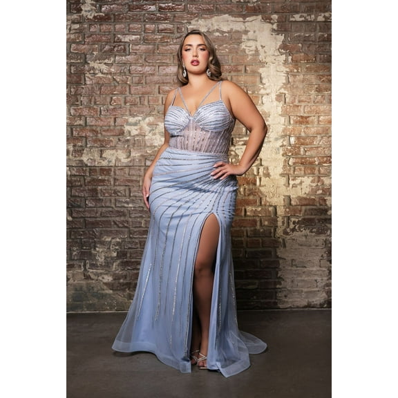 Women's Royal Queen Formal Dress Sweetheart Sheath Fully Lined Gown RQ8150 Dustyblue 12