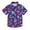 Neon Funny Cartoon Hearts, variant on Dailycode Small Short Sleeve Button Down Shirts Colorful Rocking-horse Casual Shirt 3-10 Years