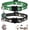 Black+Emerald, variant on Minzimin 2Pcs Breakaway Cats Collars Cat Collars for Boy & Girl Cats Moons Adjustable Kitten Collars with Bell & Pendant Glow in The Dark