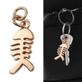 thumbnail image 2 of Modern Fishbone Design Alloy Pendant Charm For Bags Accessories Practical Lightweight Decorative Gift, 2 of 8