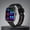 Black, variant on Multifunctional sports smartwatch, 2.01-inch full-touch screen, supports wireless calls and text messaging functions, equipped with a pedometer and fitness tracking features, suitable for smartphones