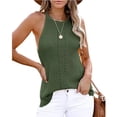 thumbnail image 4 of Birdeem Blouse Sans Manches Décontractée pour Femmes, Col Halter, 4 of 8