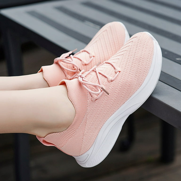 Cute pink cheap tennis shoes