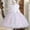 White, variant on Juslio Dresses for Girls Round Neck Kids Flower Clothing Sleeveless Girls Dress