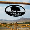 thumbnail image 2 of Craftnamesign Custom Outdoor Pig Farm Metal Sign, Pig Farm Sign, Farmhouse Decor, 2 of 3